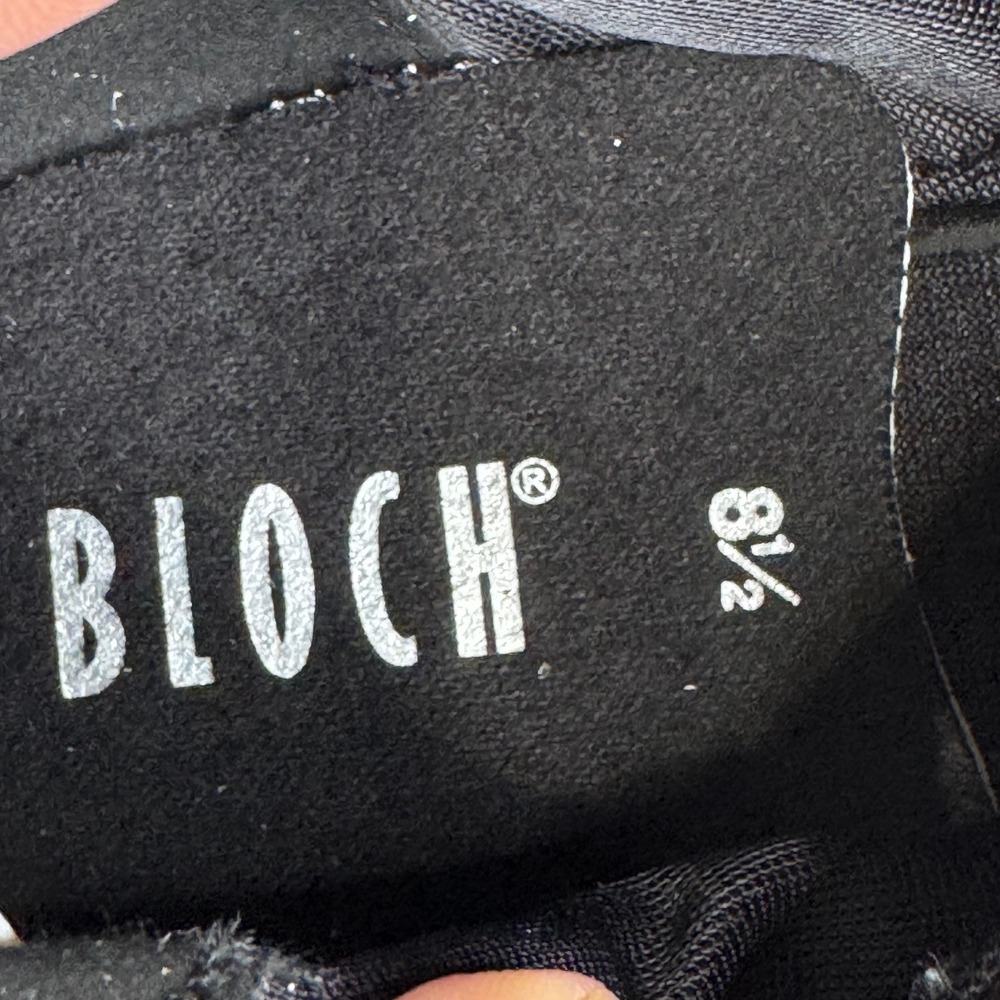 Bloch Black Leather Split Sole Jazz Shoes Womens Size 8.5 / Fit 8 Slip On Dance - Picture 4 of 9